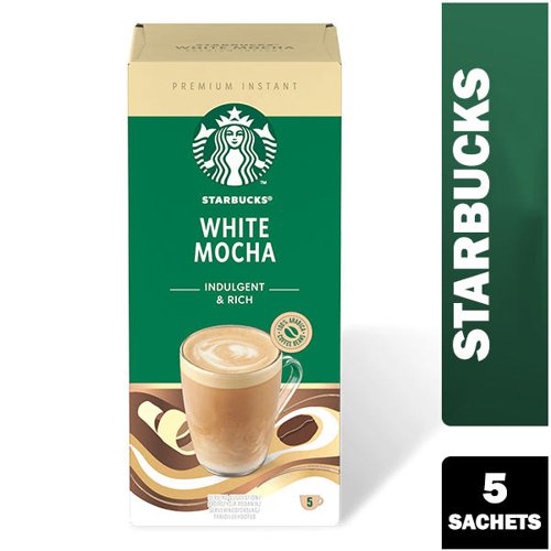 Starbucks White Mocha Instant Coffee Sachets 5x24g - PACK (6)