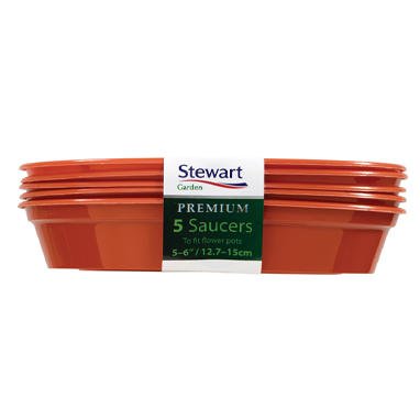 Stewart 5-6inch Flower Pot Saucer Pack 5's - PACK (10)