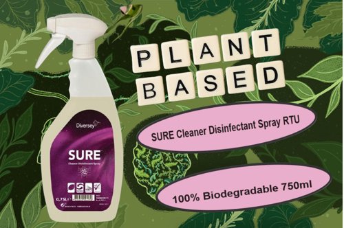 SURE By Diversey Cleaner Disinfectant Spray 750ml - PACK (6)