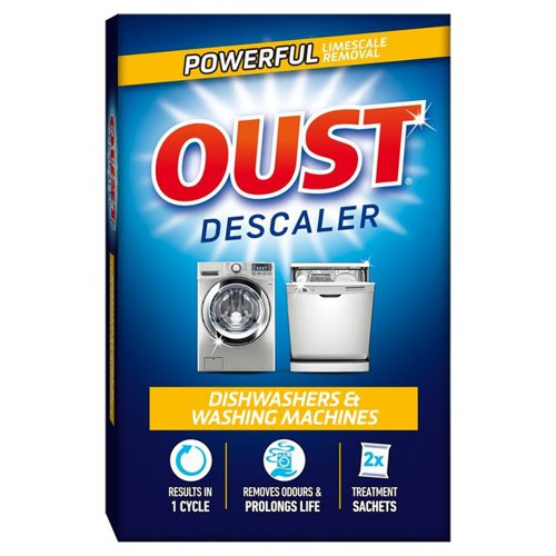 Oust Dishwasher & Washing Machine Cleaner 2 x 75g - PACK (6)