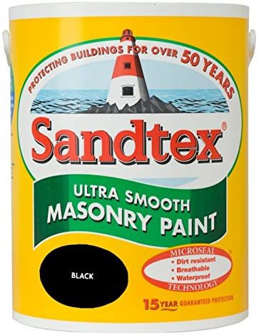 Sandtex Ultra Smooth Masonry Paint 5 Litre Black