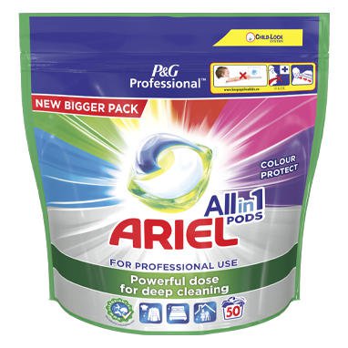 Ariel Professional Colour Protect All In 1 50's - PACK (2)