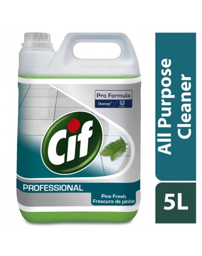 Cif Professional Pine Fresh All-Purpose Cleaner Concentrate 5 Litre - PACK (2)