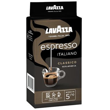 Lavazza Espresso Italiano Classico Ground Coffee 250g - PACK (2)