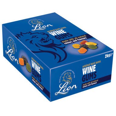 Lion Famous Original Wine Gums 2kg Box