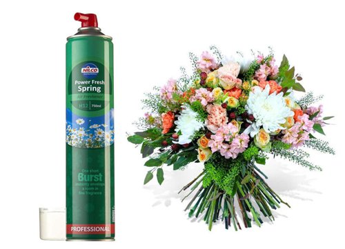 Nilco H12 High Power Fresh Spring Bouquet Air Freshener 750ml - PACK (6)