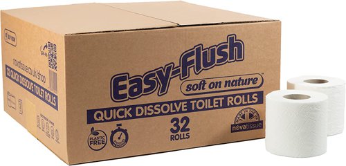 Soft on Nature Easy Flush Quick Dissolve Soft 2ply Toilet Rolls 32's