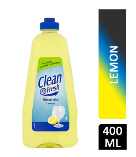Clean And Fresh Rinse Aid Lemon 400ml - PACK (12)