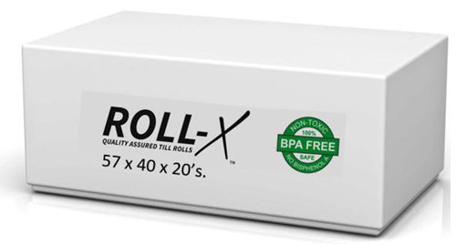Roll-X Thermal Till Rolls BPA Free (57mm x 40mm) 20's