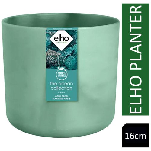 Elho PACIFIC GREEN Round Planter 16cm - PACK (8)