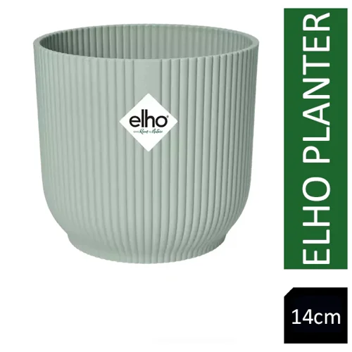 Elho Vibes SORBET GREEN Fold Round Planter 14cm - PACK (8)