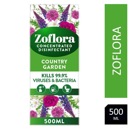 Zoflora Disinfectant Country Garden 500ml - PACK (12)