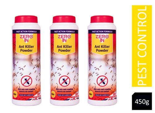 Zero In Ant & Insect Killer Powder 450g (STV950) - PACK (6)