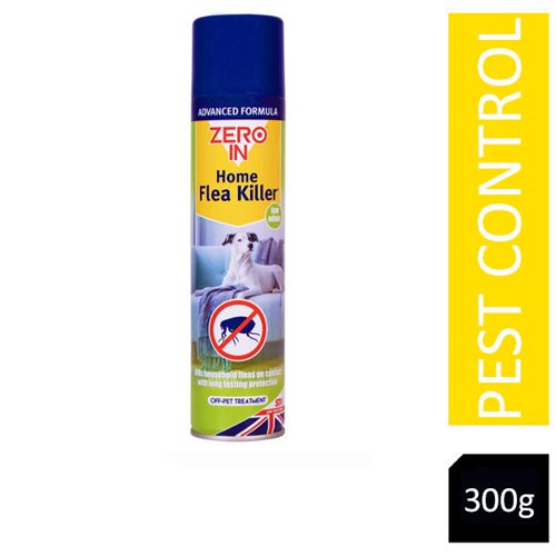 Zero In Home Flea Spray 300ml (ZER026) - PACK (6)