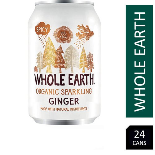 Whole Earth Organic Sparkling Ginger 24x330ml
