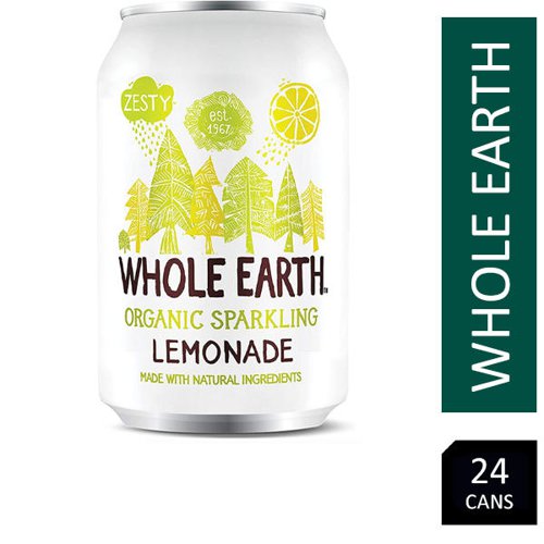 Whole Earth Organic Sparkling Lemonade 24x330ml