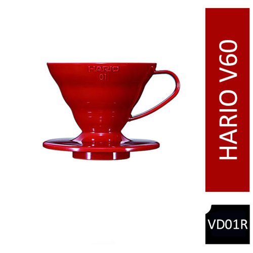 Hario V60 Plastic Coffee Dripper Red - Size 01 VD-01R