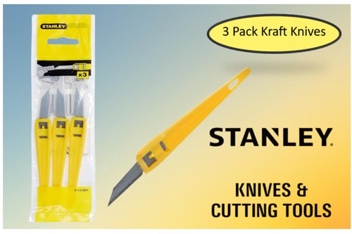 Stanley Disposable Knife Carded (Pack of 3) 0-10-601
