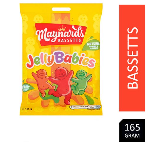 Maynards Bassetts Jelly Babies Sweets Bag 130g - PACK (12)