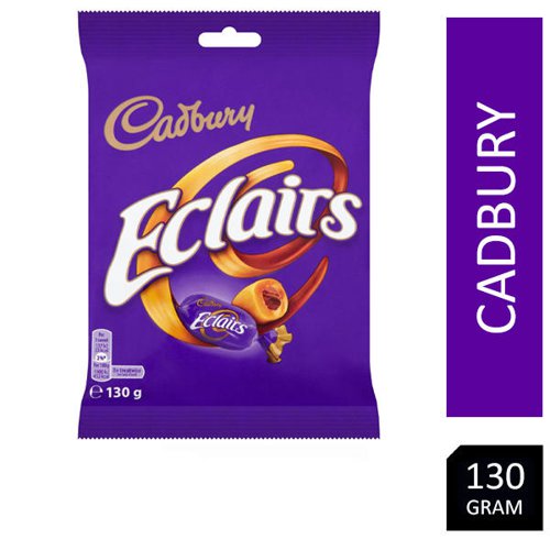 Cadbury Eclairs Classic Chocolate Bag 130g - PACK (12)