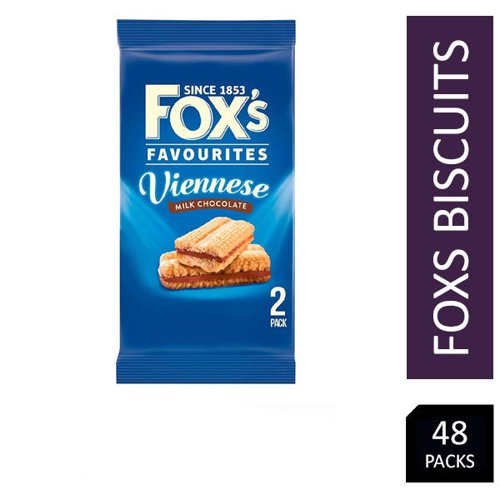 Fox’s Viennese Milk Chocolate Sandwich Twinpack 48's