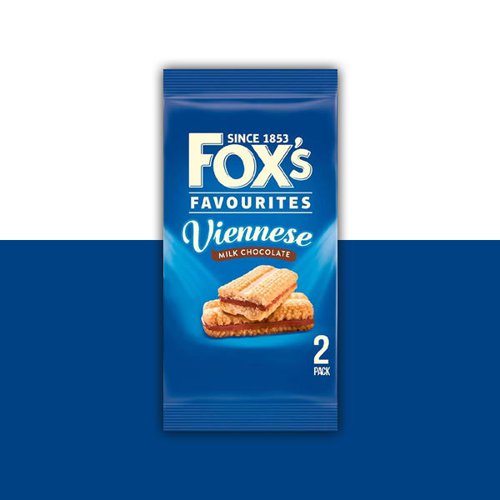 Fox's Viennese Chocolate Biscuits Twin Packs 24g (Pack of 48) 938158 Valeo Foods Ltd