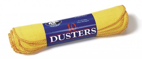 Yellow Duster Red Trim 28cm x 33cm 8-Pack - PACK (36)