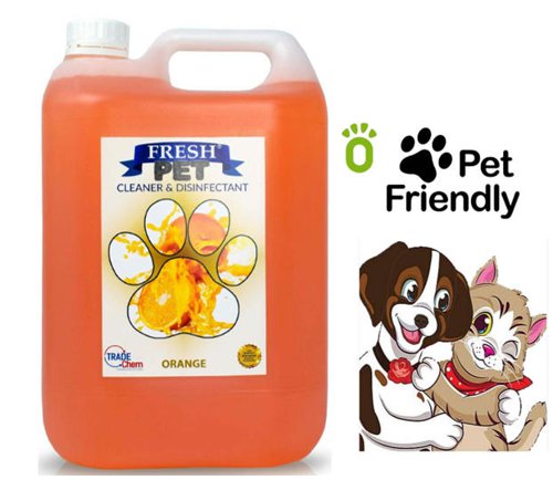 Fresh Pet Kennel/Cattery Cleaner & Disinfectant Clean Cotton 5 Litre - PACK (4)
