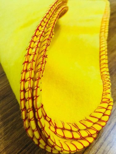 Yellow Duster Cloth's Red Trim 28cm x 33cm 8-Pack - PACK (36)