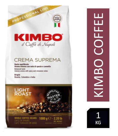 Kimbo Crema Suprema 1kg Italian Dark Roasted Coffee Beans - PACK (6)
