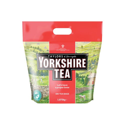 Yorkshire Tea Bags (Pack of 600) 5006 TH12060 Buy online at Office 5Star or contact us Tel 01594 810081 for assistance