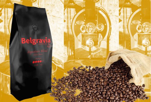 Belgravia Signature Blend Coffee Beans 1kg - PACK (6)