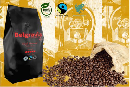 Belgravia High-Ground Blend Coffee Beans 1kg (100% Arabica) - PACK (6)