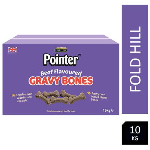 Fold Hill Pointer Gravy Bones Beef Flavoured 10kg