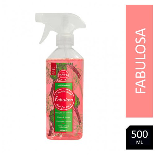 Fabulosa Wild Rhubarb Disinfectant Spray 500ml - PACK (6)