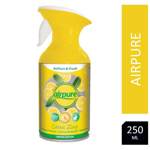 Airpure & Fresh Trigger Spray Citrus Zing 250ml - PACK (24)