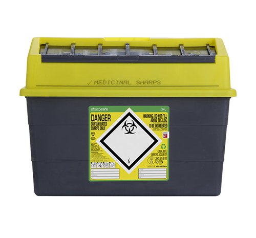 Sharp Safe Container By  Clinisafe 24 Litre