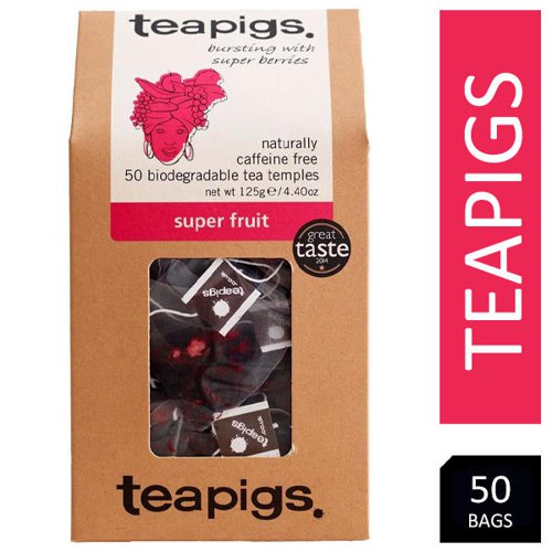 Teapigs Super Fruit Tea Temples 50's - PACK (6)