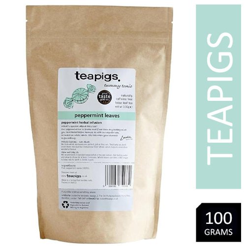 Teapigs Peppermint Leaves Loose Tea 100g - PACK (4)