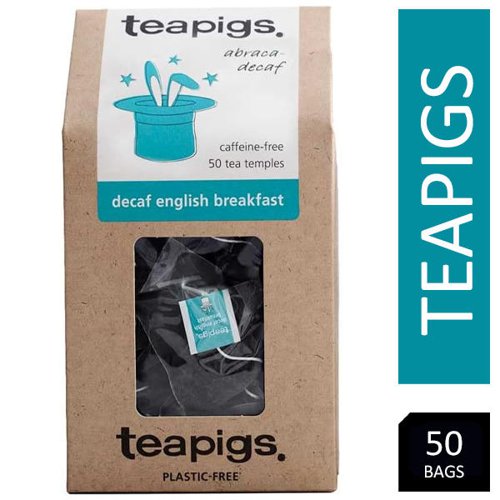 Teapigs Decaf English Breakfast Tea Temple 50's - PACK (6)