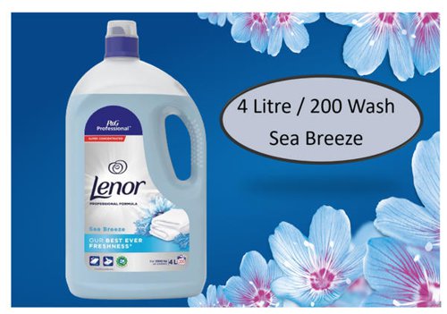 Lenor Fabric Conditioner SEA BREEZE Professional 4 Litre