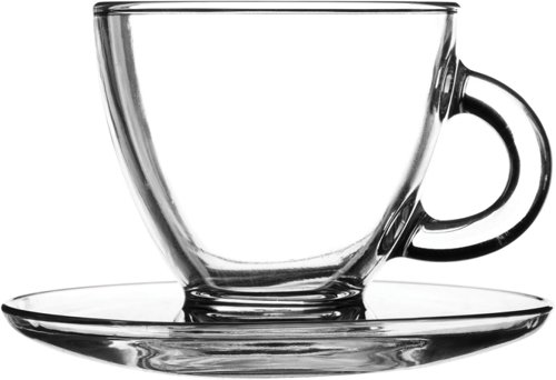 Ravenhead Entertain 20cl Set Of 2 Cappuccino Cup & Saucer - PACK (6)