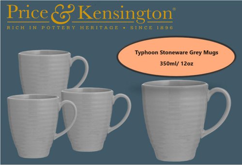 Typhoon Living Grey Mug - PACK (12)