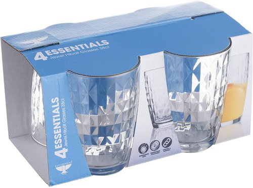 Ravenhead Essentials Jewel Hiball Glass 38cl Pack 4's