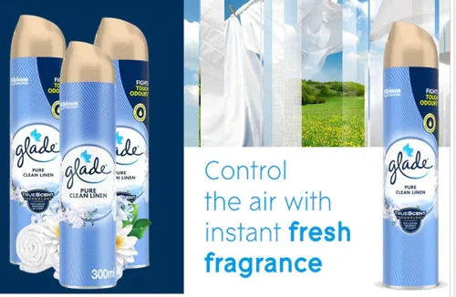 Glade Air Freshener Clean Linen 300ml - PACK (12)