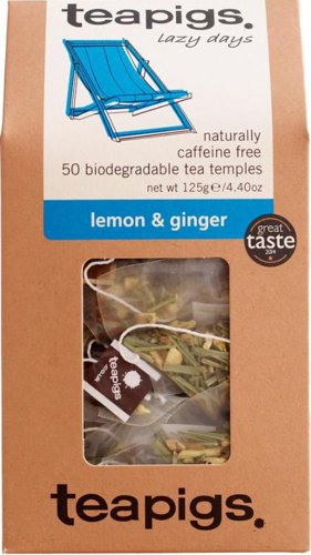 Teapigs Lemon & Ginger Tea Bags Made With Whole Leaves 50's
