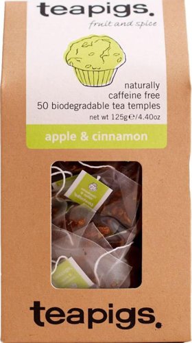 Teapigs Apple & Cinnamon Tea Bags Made With Whole Fruit Pieces 50's