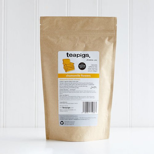 Teapigs Chamomile Leaves Loose Tea Made With Whole Leaves 100g - PACK (4)