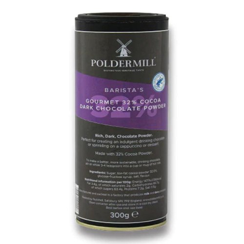 Poldermill Gourmet 32% Dark Chocolate Powder 300g - PACK (6)