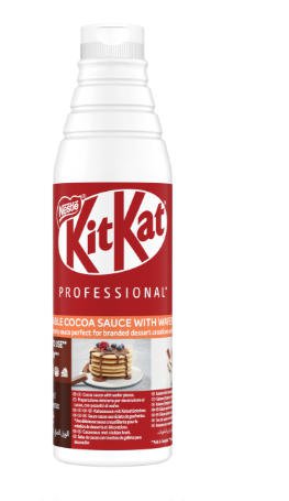KitKat Squeezable Cocoa Sauce With Wafer Pieces 1kg - PACK (6)